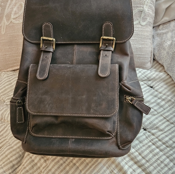 Leather MegaGear Backpack